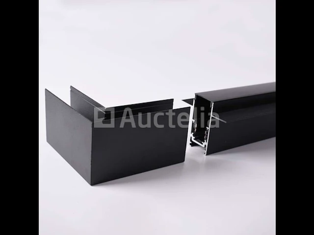 4 x l-connector voor magnetische opbouwrails 20 mm – horizontaal. - afbeelding 1 van  4