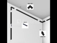 4 x l-connector voor magnetische opbouwrails 20 mm – horizontaal. - afbeelding 4 van  4