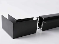 4 x l-connector voor uitsteekmagnetische rails 20 mm - horizontaal - afbeelding 3 van  5