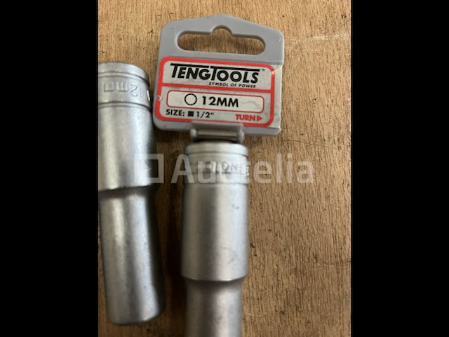 4 x lange dopsleutel 12mm tengtools - afbeelding 2 van  2
