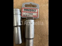 4 x lange dopsleutel 12mm tengtools - afbeelding 2 van  2