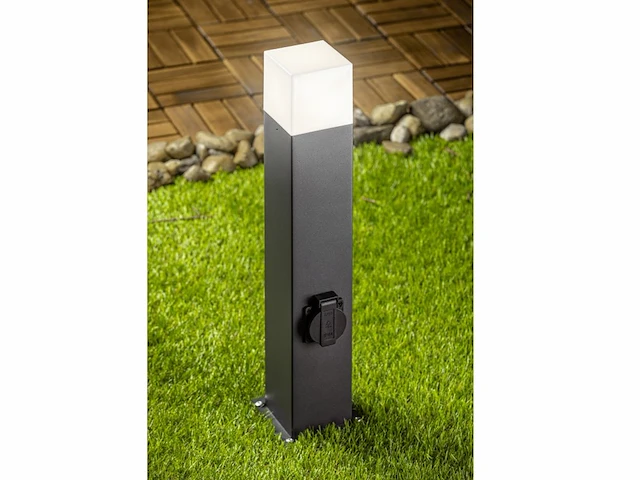 4 x largo 50 schuko buiten lamp zwart - afbeelding 8 van  8