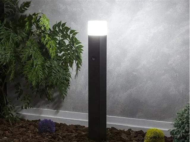 4 x largo 50 sensor buiten lamp zwart - afbeelding 4 van  7