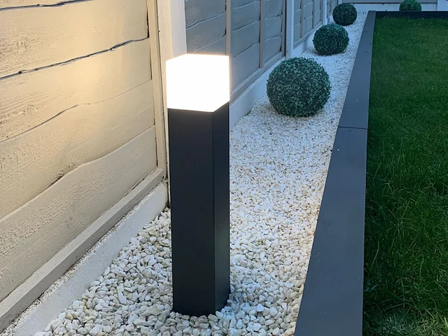 4 x largo 50 sensor buiten lamp zwart - afbeelding 5 van  7