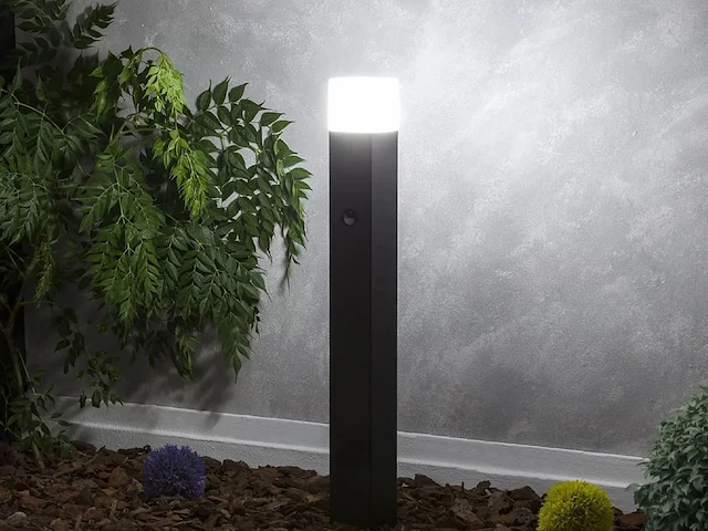 4 x largo 50 sensor buiten lamp zwart - afbeelding 5 van  10