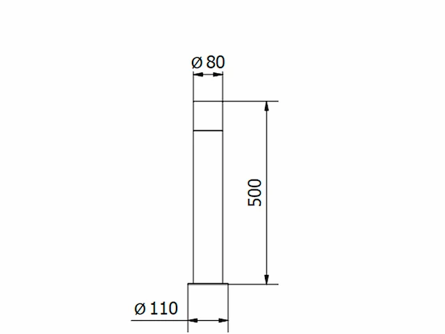 4 x largo 50 sensor buiten lamp zwart - afbeelding 3 van  9