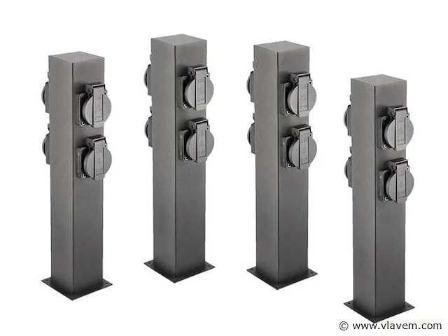 4 x largo buiten kolom 4 x schuko zwart - afbeelding 2 van  6
