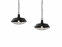 4 x lars loft design hanglamp zwart - afbeelding 8 van  8