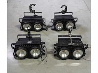 4 x led blinder mark 2l (2x100w w+ww cob led) - afbeelding 1 van  5