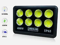 4 x led breedstraler 400w - 6500k koud wit - afbeelding 1 van  5