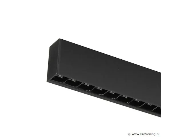 4 x led lineaire 35w pendellamp zwart - afbeelding 3 van  6