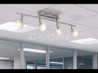 4 x led plafondspot – hl7164l – 5w – 4000k – neutraal wit – zilver - afbeelding 1 van  4