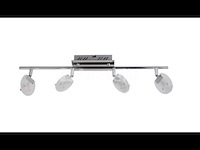 4 x led plafondspot – hl7164l – 5w – 4000k – neutraal wit – zilver - afbeelding 3 van  4