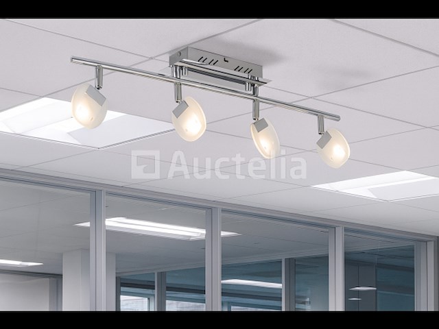 4 x led plafondspot – hl7164l – 5w – 4000k – neutraal wit – zilver - afbeelding 4 van  4