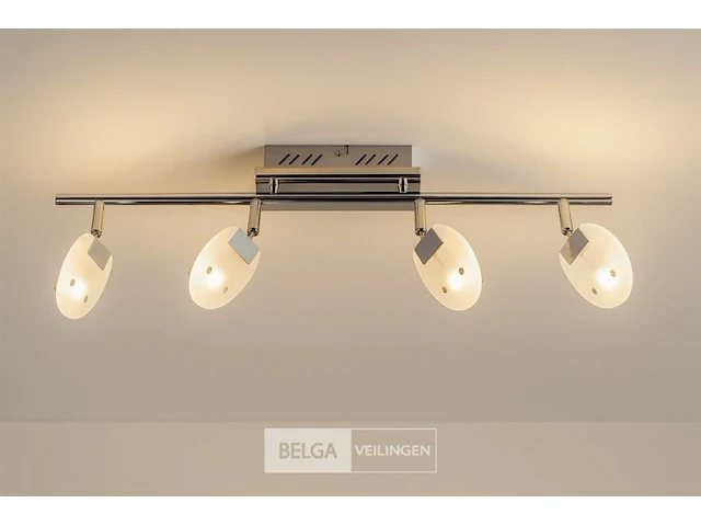 4 x led plafondspot – hl7164l – 5w – 4000k – neutraal wit – zilver - afbeelding 1 van  5