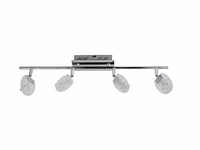 4 x led plafondspot – hl7164l – 5w – 4000k – neutraal wit – zilver - afbeelding 4 van  4