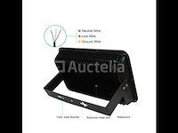 4 x led schijnwerper 200w – 6500k koud wit – ip65 waterdicht – 20.000 lm – cob – buiten/binnen - afbeelding 5 van  5