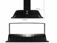 4 x led schijnwerper 200w – 6500k koud wit – ip65 waterdicht – 20.000 lm – cob – buiten/binnen - afbeelding 4 van  5
