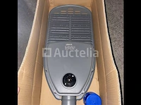 4 x led straatverlichting 150w met sensor - 6500k koud wit - afbeelding 4 van  5