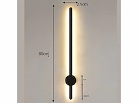 4 x led wandlamp 22w - 80 cm - warm white 3500k (sw-189) - afbeelding 4 van  4