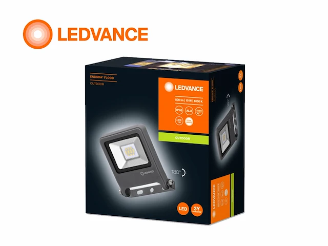 4 x ledvance led breedstraler antraciet - afbeelding 6 van  8