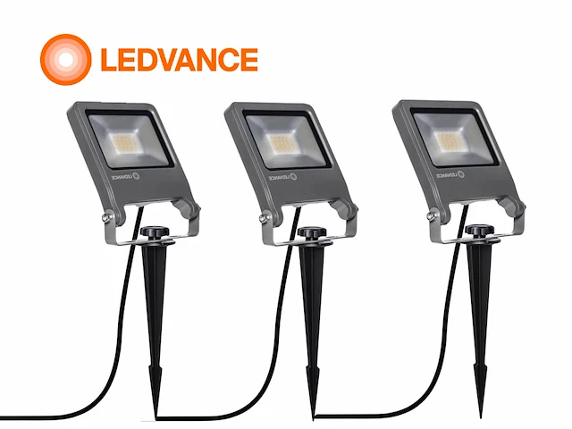 4 x ledvance prikspot breedstraler 10 watt - afbeelding 1 van  8