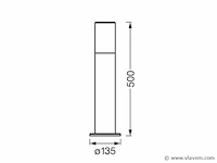 4 x ledvance smart + wifi tuinpaal, rgb+w / ip44 - afbeelding 3 van  7