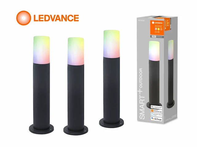 4 x ledvance smart + wifi tuinpaal, rgb+w / ip44 - afbeelding 8 van  9