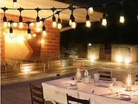 4 x lichtsnoer 10 m met 20 led-lampjes - afbeelding 4 van  4