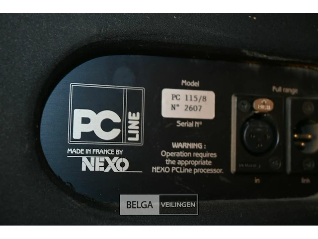 4 x luidspreker nexo - afbeelding 5 van  5