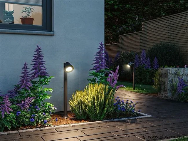 4 x lust 50 buiten lamp antraciet - afbeelding 7 van  9