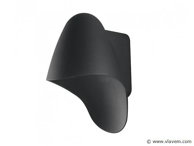 4 x macan wand lamp dimbaar zwart - afbeelding 2 van  6