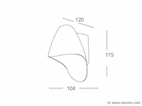 4 x macan wand lamp dimbaar zwart - afbeelding 3 van  6