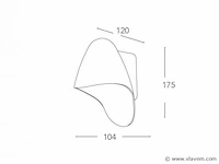 4 x macan wand lamp dimbaar zwart - afbeelding 3 van  8