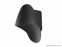 4 x macan wand lamp dimbaar zwart - afbeelding 4 van  8
