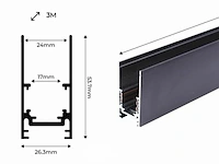 4 x magnetische opbouwrail 48v – 3 meter. - afbeelding 6 van  6