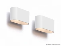 4 x maka wand lamp wit - afbeelding 8 van  8