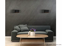 4 x maka wand lamp zwart/goud - afbeelding 6 van  10