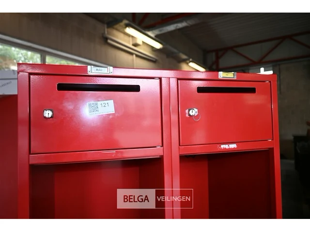 4 x metalen lockerkast voor 2 personen - afbeelding 4 van  7