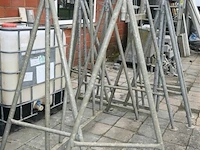 4 x metalen schraag in de hoogte verstelbaar - afbeelding 5 van  6