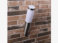 4 x mila a opaal buiten wandlamp rvs - afbeelding 2 van  6