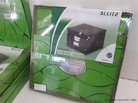 4 x opbergbox inklapbaar met deksel - afbeelding 2 van  2