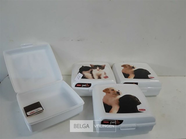 4 x opbergdoos 1 l curver - afbeelding 1 van  3