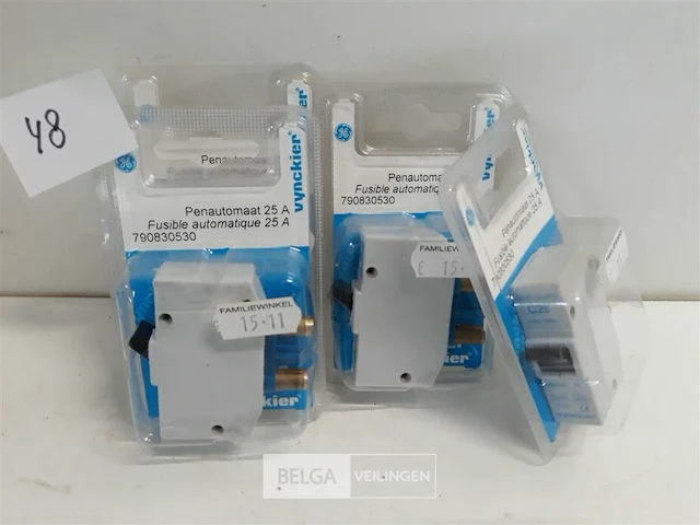 4 x penautomaat 25a venckier - afbeelding 1 van  3