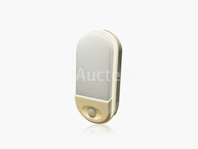 4 x plafondlamp (ovaal) met sensor 15w - 6500k koud wit - afbeelding 1 van  4