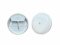 4 x plafondlamp (rond) met sensor 20w - 6500k koud wit - afbeelding 1 van  4
