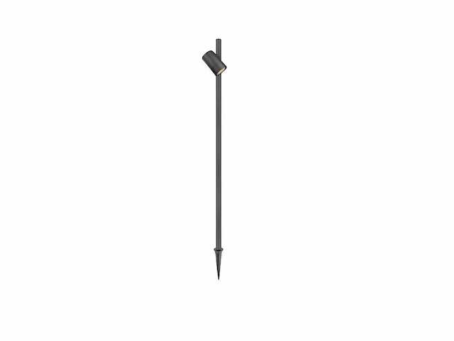 4 x prikspot tuinlamp gu10 fitting 60cm zwart draaibaar waterdicht - afbeelding 2 van  7