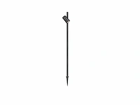 4 x prikspot tuinlamp gu10 fitting 60cm zwart draaibaar waterdicht - afbeelding 2 van  7