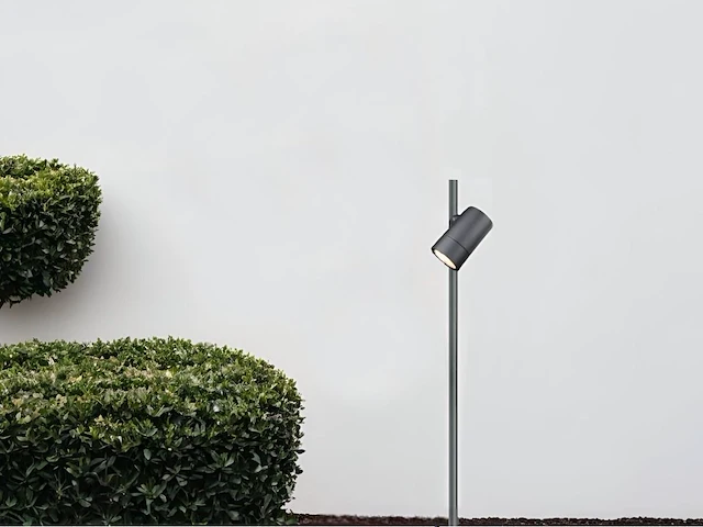 4 x prikspot tuinlamp gu10 fitting 60cm zwart draaibaar waterdicht - afbeelding 3 van  7