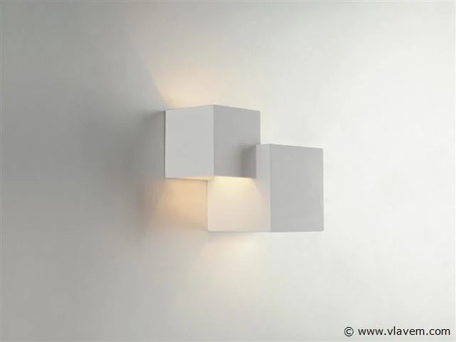 4 x pures series kubik twin wand lamp - afbeelding 1 van  5